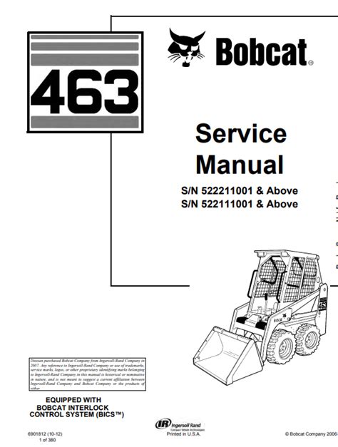 2007 bobcat 463 skid steer|bobcat 463 skid steer manual.